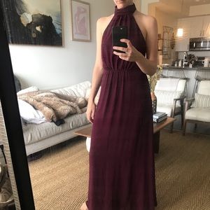 Burgundy / Red Wine Dress Gown